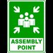Sign assembly point